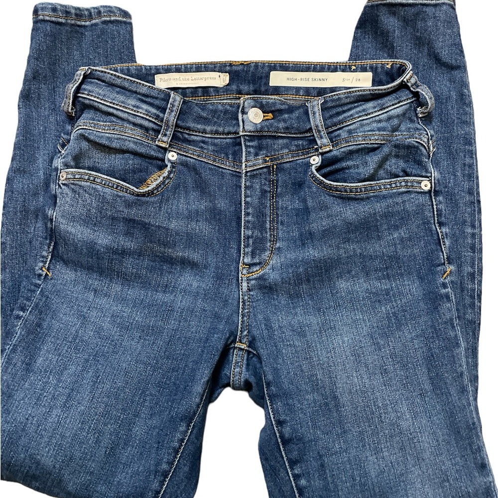 Pilcro and the Letterpress high rise skinny